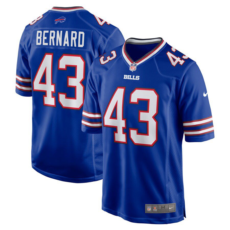 Men Buffalo Bills 43 Terrel Bernard Nike Royal Game Player NFL Jersey